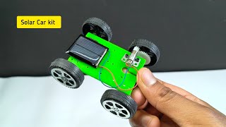 DIY Solar Powder Toy Car || School Science Project Solar Car 
