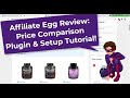 Wordpress affiliate product price comparison multiple shops affiliate egg review  setup tutorial