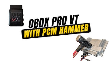 Using the OBDX Pro VT with PCM Hammer
