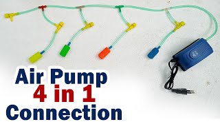 Aquarium Air Pump 4 in 1 Connection