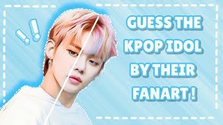GUESS THE KPOP IDOL BY THEIR FANART | KPOP GAME
