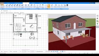 How to Draw a Balcony with Railing & Columns in Plan7Architect