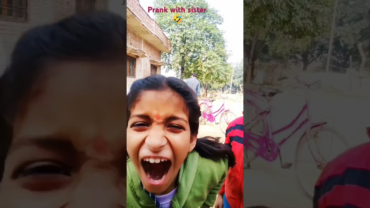 Pranking video with sister 🤣🤣🤣🤣 
