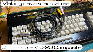 Making new video cables: Commodore VIC-20 composite [TCE #0085]