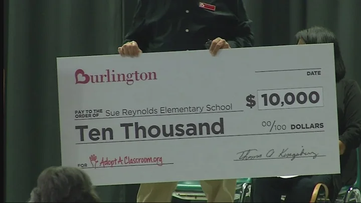 Sue Reynolds Elem. donation