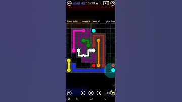 How To Solve Flow Free Bridges 10x10 Mania Pack Level 42 Board Walk Through Solution Walkthrough