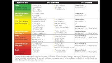 A Brief Introduction To Ferguson Zones For Reptiles