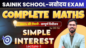 Complete Maths by DD Sir for Navodaya Vidyalaya | Sainik school | RMS - Class 9th🔥🔥