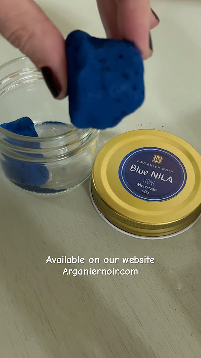 Blue Nila Stone available on our website arganiernoir.com #bluenila #nila #akerfassi