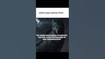 INNER WOLF  #sigma#attitude #qoutes #shorts #wolf
