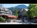 Whistler village summer walk  british columbia4kr