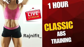 rajnifit_ Liv - monday . Friday at 8.50 is live Classics Abs Training#Abs#muscle#fitness#tips#viral