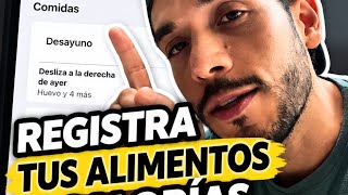 Ingresa tus alimentos y calorías en la app. Fácil.  screenshot 3
