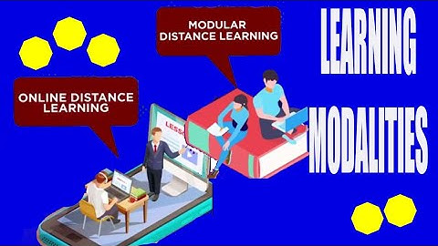 LEARNING MODALITIES IN THE NEW NORMAL