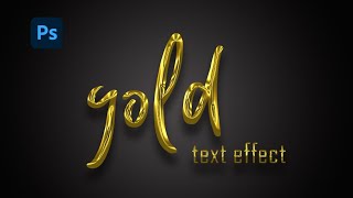 How To Make Gold Effect in Photoshop Tutorial For Beginners - step by step tutorials #gfxlikes