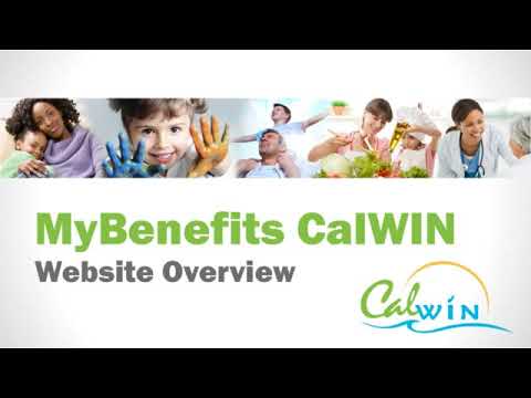 MyBenefits CalWIN Overview