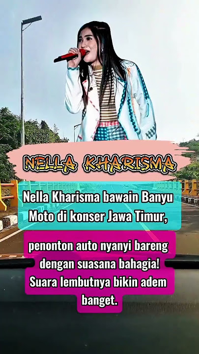 Nella Kharisma Nyanyi Banyu Moto, Penonton Auto Ikut Nyanyi #shorts #trending #viral #dangdut #fyp