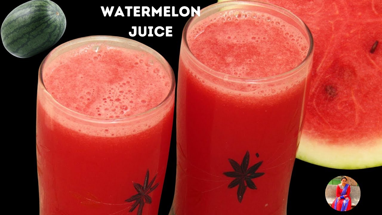 Homemade Easy Watermelon Juice Summer Special Drinks In Telugu