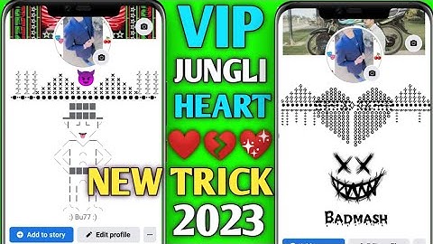 how to create Jungli heart name facebook id 2023 | new jungli nickname | create stylish name fb id