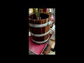 Homemade wine press