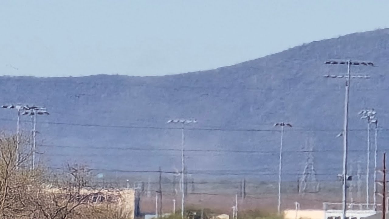 Восточный Тусон, снятый с дрона DJI Mini 3.