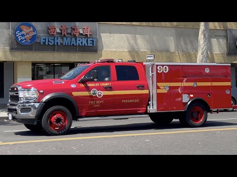 LACoFD NEW Squad 90 Responding Code 3