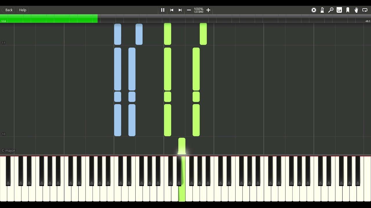 Alfred Basic Adult Piano Book level 1, page 53 Kum-Ba-Yah :: Synthesia MIDI File Alfred Basic Adult Piano Book level 1, page 53 Kum-Ba-Yah :: Synthesia MIDI File
