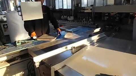 working video of cnc panel saw CNC 32TA 1