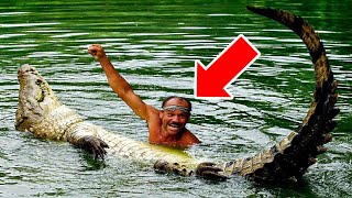 This Man Rescued A Crocodile From Death – Years Later, The Incredible Happened