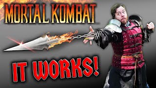 We TESTED SCORPION'S Kunai from Mortal Kombat, the results were SHOCKING!