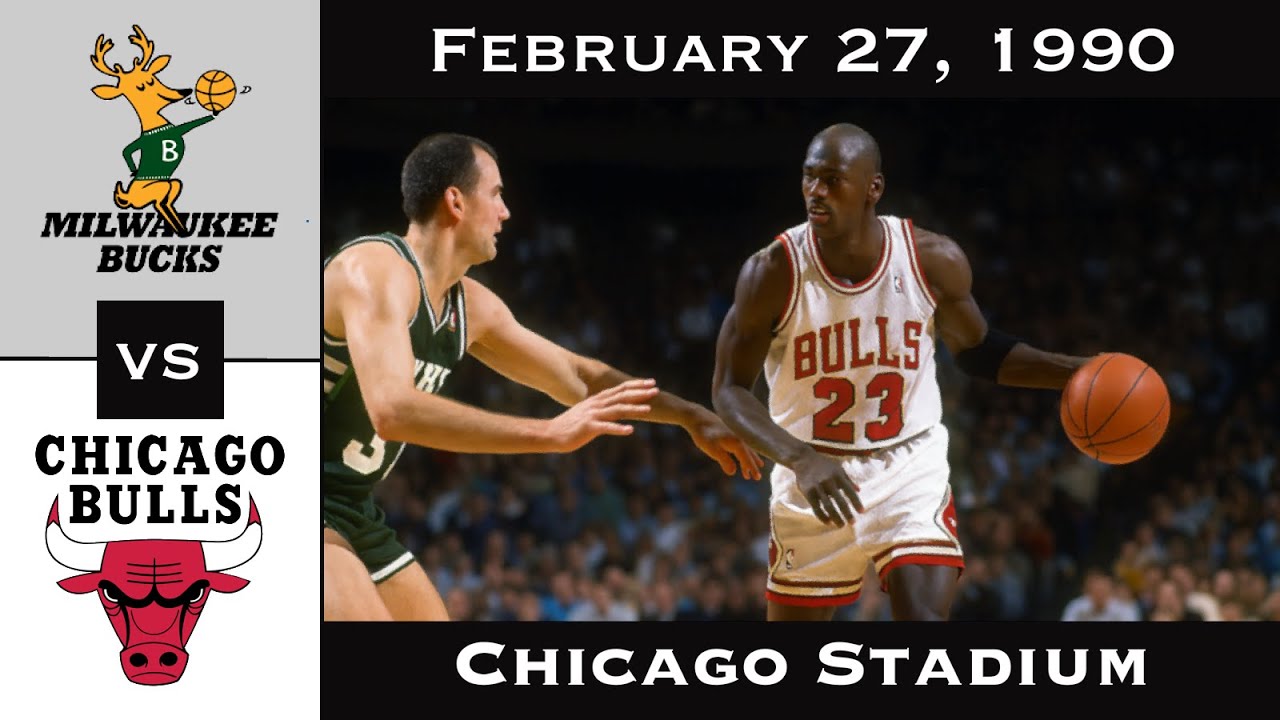 Full Game: A 43-Point Rivalry Statement | Michael Jordan vs Bucks (February 27, 1990)