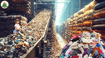 Super Giant Clothing Recycling Process: Turning Old Textiles Into Carpets in a Mind-Blowing Way