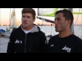 Peter Burling and Blair Tuke after day 4 2016 49er World Champs