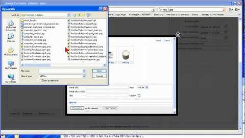 Joomla-Creating an Article-Uploading Photos from the Article Editor