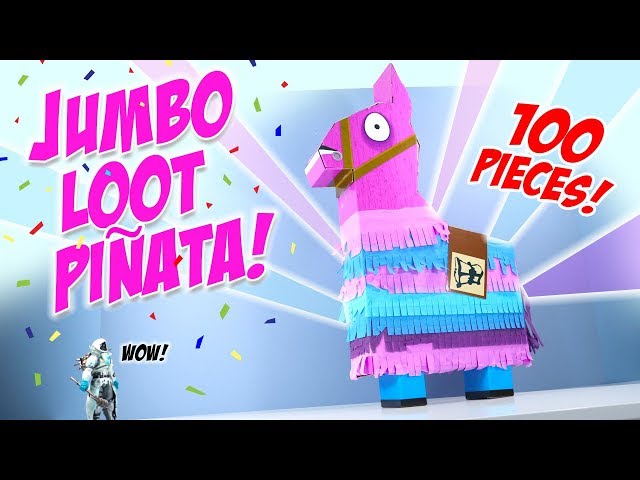 Toys Jumbo Piñata Llama Opening - YouTube