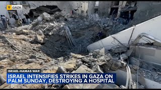 Israel strikes northern Gaza's last major hospital, killing at least 21, including children
