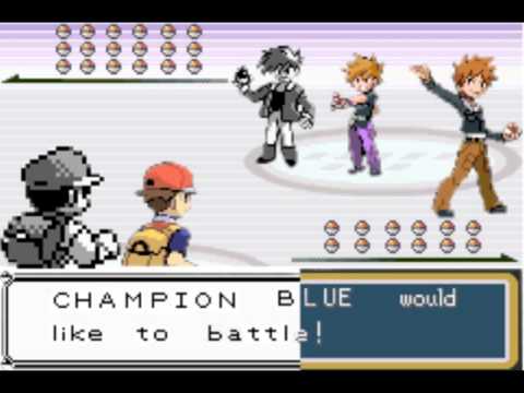 nøje fløjte i aften Pokemon Red/Blue + Firered/Leafgreen + Black2/White2 Champion Battle (Gary)  - YouTube