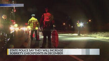 NMSP to increase sobriety checkpoints in December