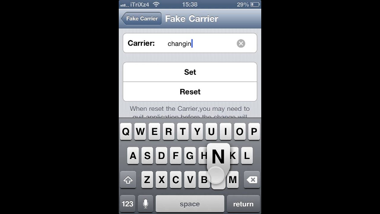 How to Change your Carrier Name - YouTube