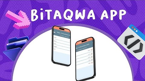 Demo Video Jadwal Sholat Screen In Bitaqwa App