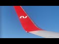 Летим на красивом Boeing 738 а/к Nordwind Airlines | Рейс Санкт-Петербург - Симферополь.