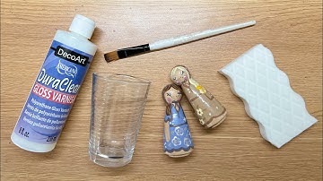 How to Restore Wooden Peg Dolls with Gloss Varnish