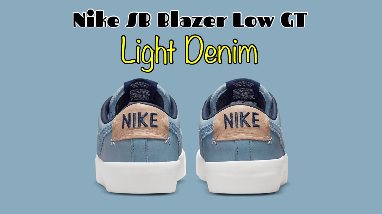 LIGHT DENIM 2022 Nike SB Blazer Low GT 