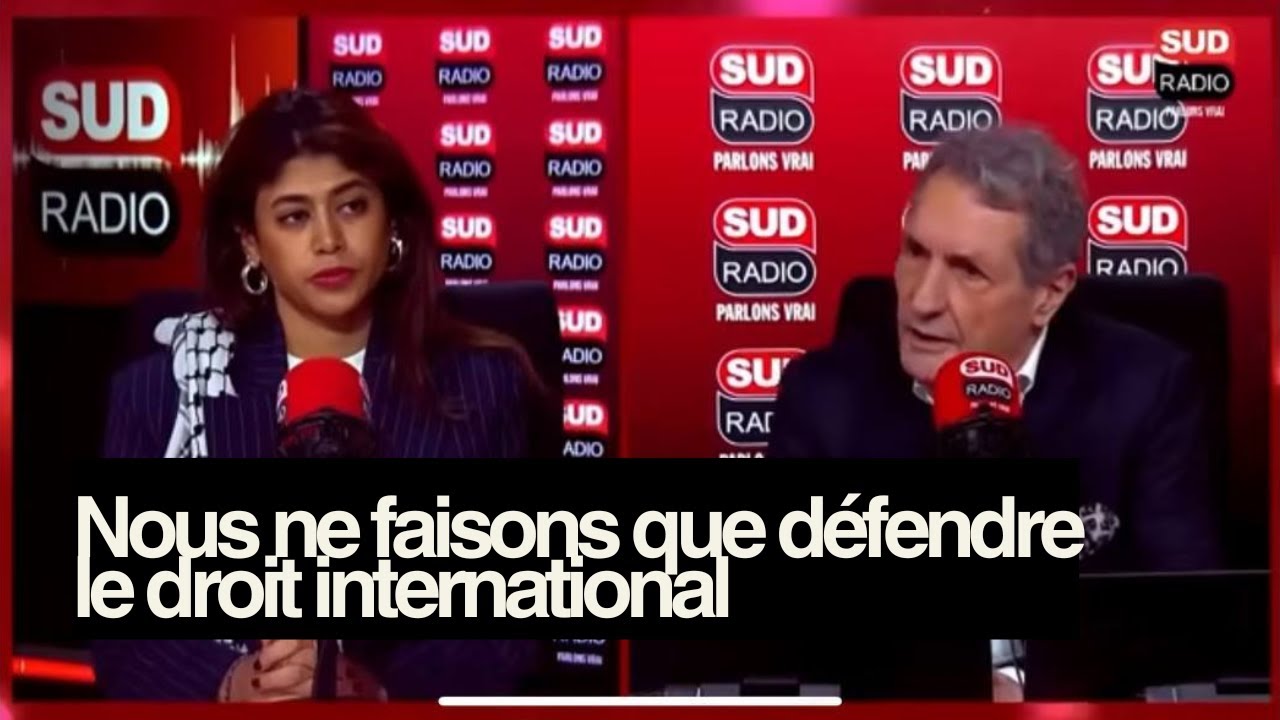 Rima Hassan invitée de Sud Radio