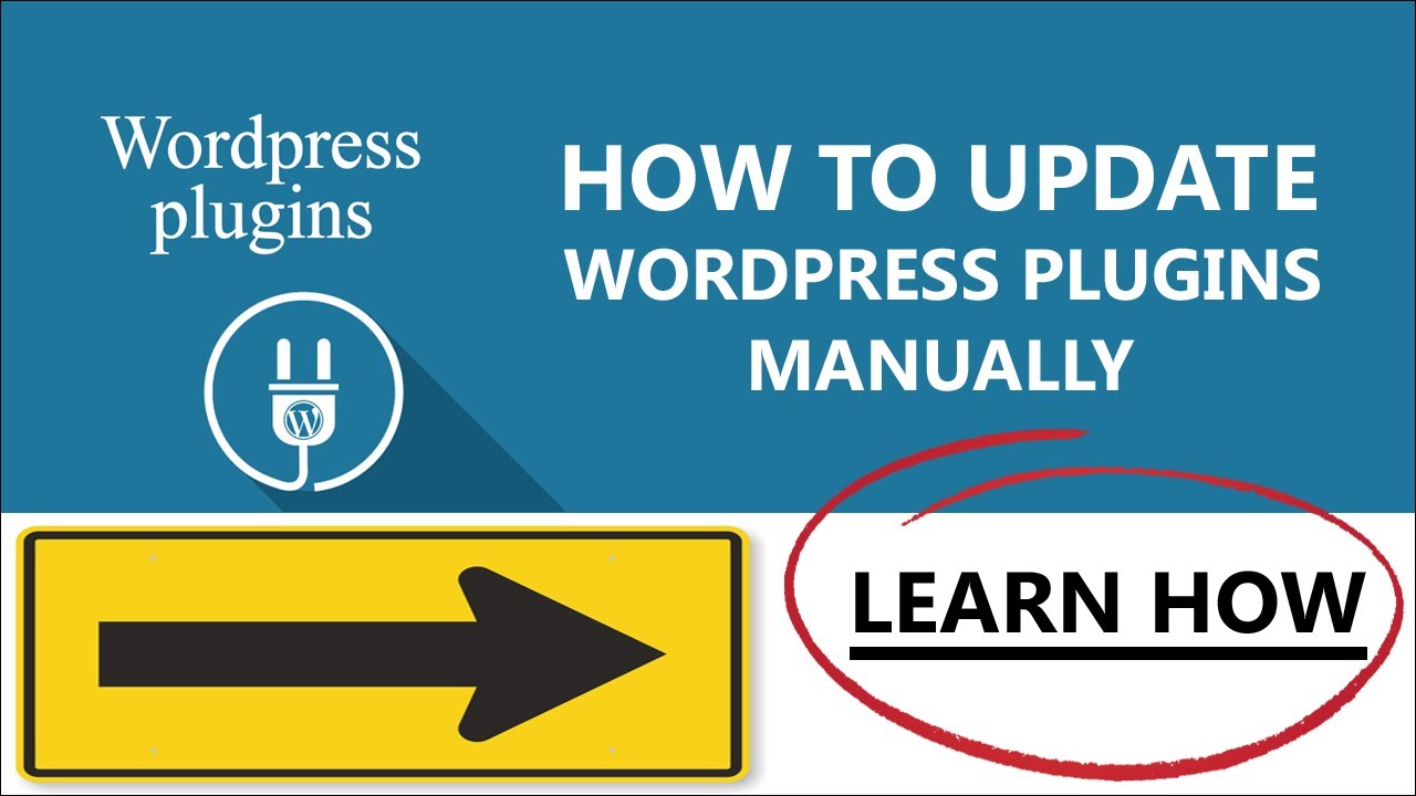 How To Update WordPress Website Plugins Manually - YouTube