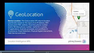 Pitney Bowes GeoLocation