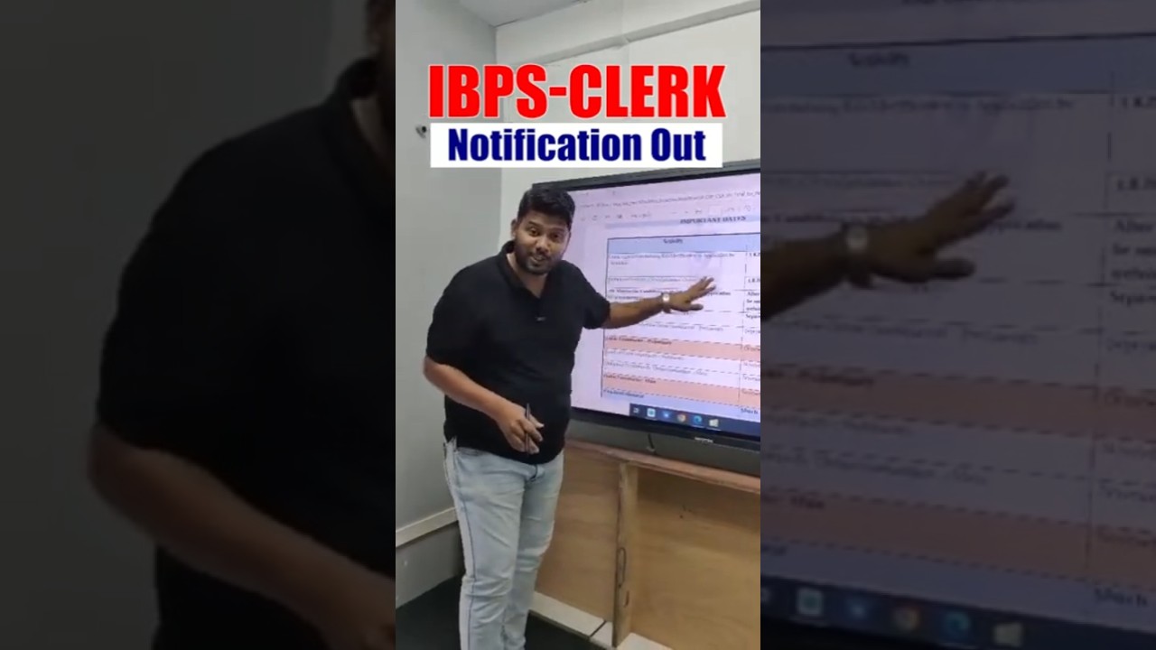 IBPS Clerk Recruitment 2025 | Notification, Dates & Important Updates