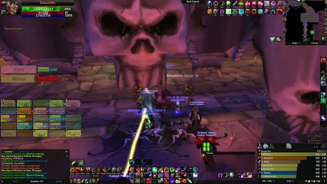 World of Warcraft Classic SOD Naxx Druid POV