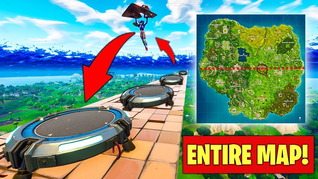 CROSSING THE ENTIRE FORTNITE MAP WITH LAUNCH PADS HARD YouTube CROSSING THE ENTIRE FORTNITE MAP WITH LAUNCH PADS HARD YouTube
