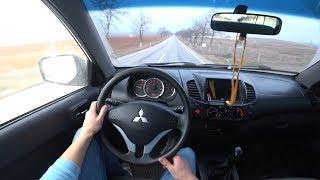 Pikapla Şehirden Köye Gidiyorum Pov Mitsubishi L200